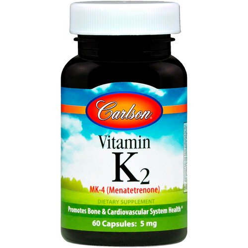 Carlson Labs, Vitamin K2, 5 mg, 60 Capsules Review