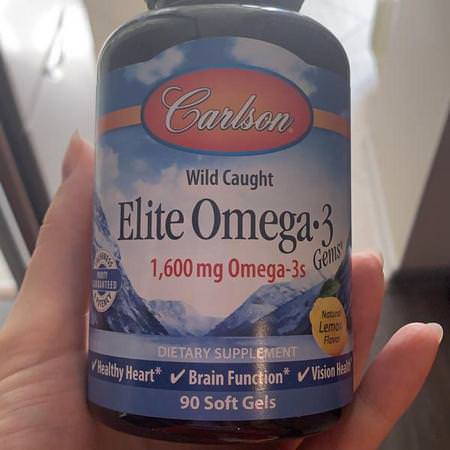 Wild Caught, Elite Omega-3 Gems, Natural Lemon Flavor