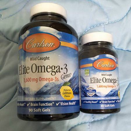 Carlson Labs Supplements Fish Oil Omegas EPA DHA