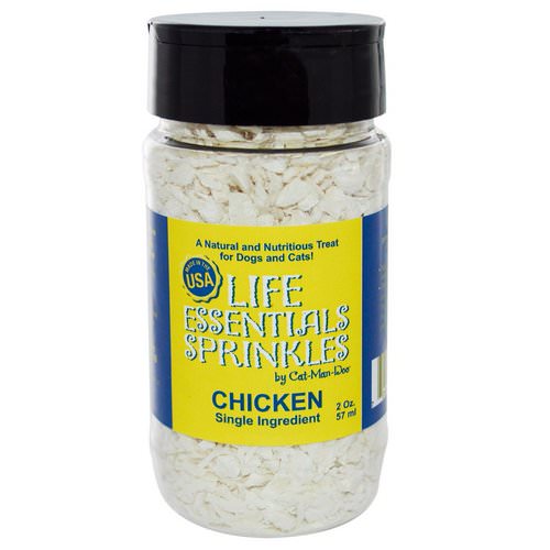Cat-Man-Doo, Life Essentials Sprinkles for Cats & Dogs, Chicken, 2 oz (57 g) Review