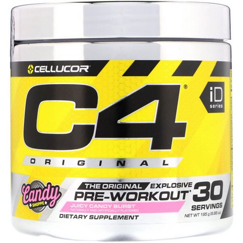 Cellucor, C4 Original Explosive, Pre-Workout, Juicy Candy Burst, 6.88 oz (195 g) Review