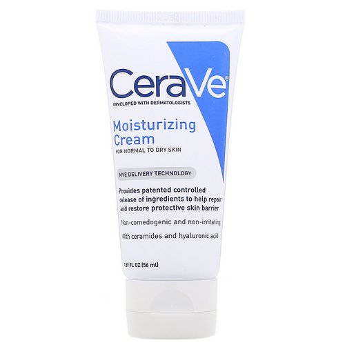 CeraVe, Moisturizing Cream, For Normal to Dry Skin, 1.89 fl oz (56 ml) Review