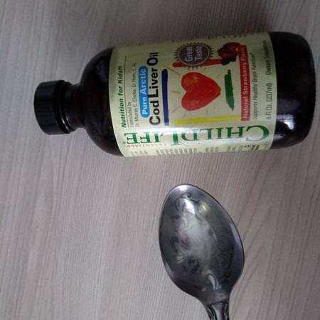 ChildLife, Cod Liver Oil, Natural Strawberry Flavor, 8 fl oz (237 ml) Review