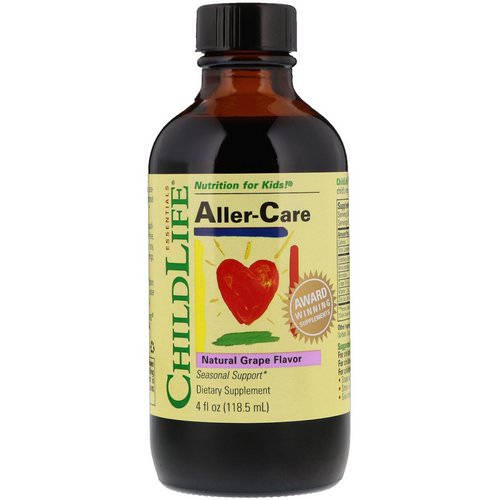 ChildLife, Essentials, Aller-Care, Natural Grape Flavor, 4 fl oz (118.5 ml) Review