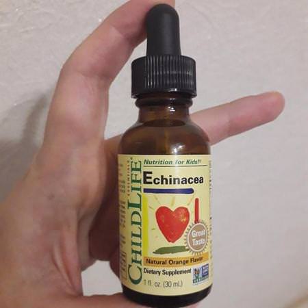 ChildLife, Essentials, Echinacea, Natural Orange Flavor, 1 fl oz (29.6 ml) Review