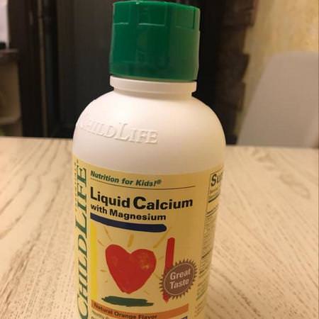 Liquid Calcium with Magnesium, Natural Orange Flavor