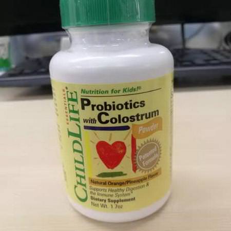 Probiotics with Colostrum Powder, Natural Orange/Pineapple Flavor