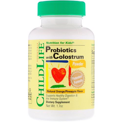 ChildLife, Probiotics with Colostrum Powder, Natural Orange/Pineapple Flavor, 1.7 oz Review