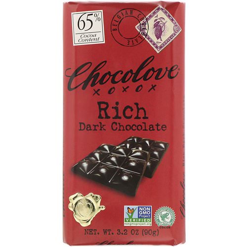 Chocolove, Rich Dark Chocolate, 3.2 oz (90 g) Review