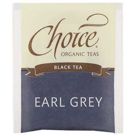 Choice Organic Teas, Earl Grey Tea, Black Tea