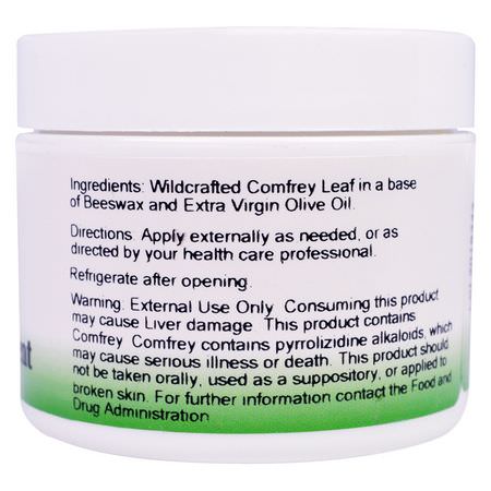 Ointments, Topicals, First Aid, Medicine Cabinet, Personal Care, Bath, Comfrey, Homeopathy, Herbs