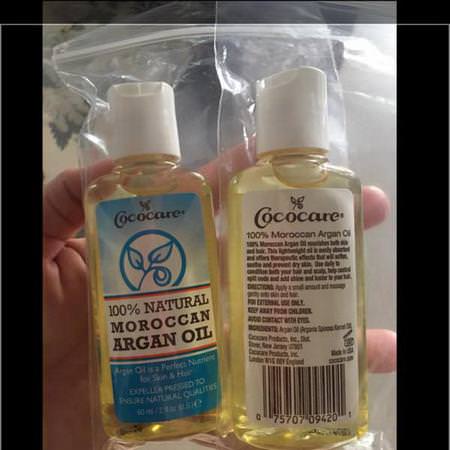 Cococare, 100% Natural Moroccan Argan Oil, 2 fl oz (60 ml) Review