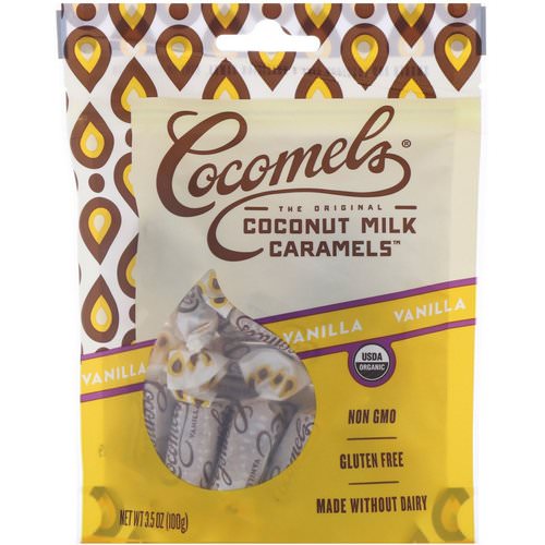 Cocomels, Organic, Coconut Milk Caramels, Vanilla, 3. 5 oz (100 g) Review