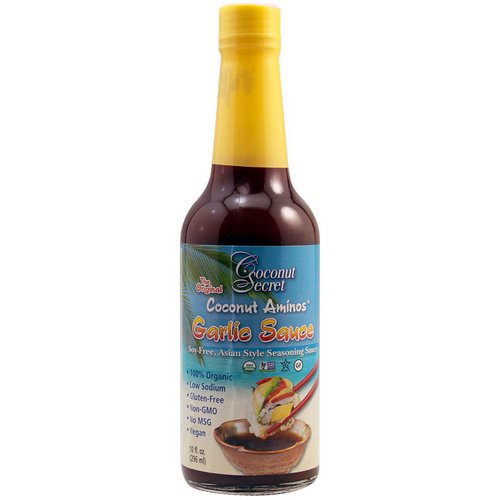 Coconut Secret, Coconut Aminos, Garlic Sauce, 10 fl oz (296 ml) Review