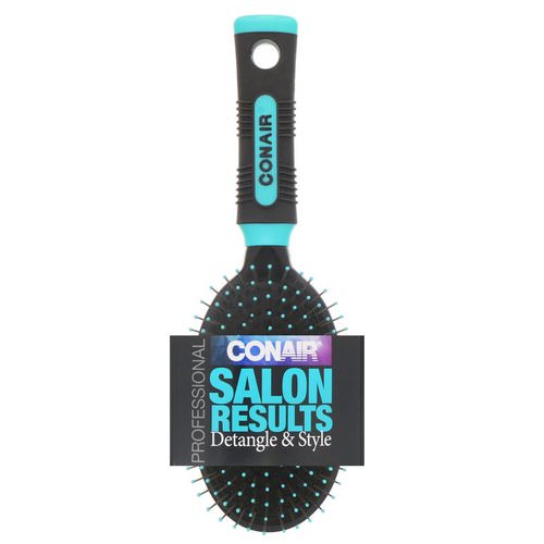 Conair, Salon Results, Detangle & Style Cushion Hair Brush, 1 Brush Review