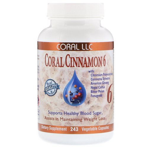 CORAL LLC, Coral Cinnamon 6, 243 Vegetable Capsules Review