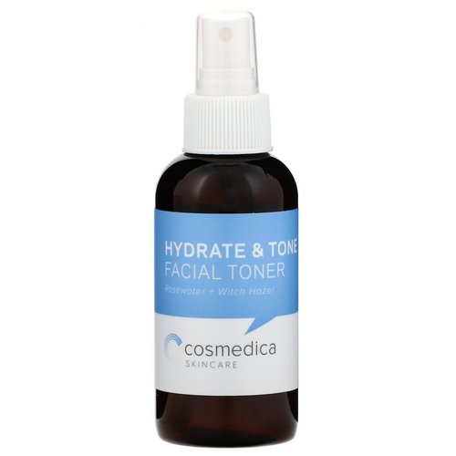 Cosmedica Skincare, Hydrate & Tone Facial Toner, Rosewater + Witch Hazel, 4 oz (120 ml) Review