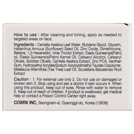 CosRx, K-Beauty Treatments, Serums, Acne, Blemish