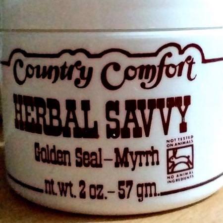 Country Comfort, Herbal Savvy, Golden Seal-Myrrh, 1 oz (28 g) Review