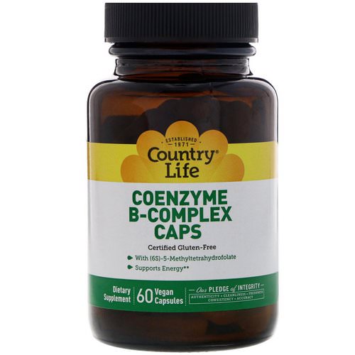 Country Life, Coenzyme B-Complex Caps, 60 Vegan Capsules Review