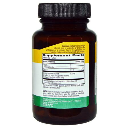 Evening Primrose Oil, Women's Health, Supplements