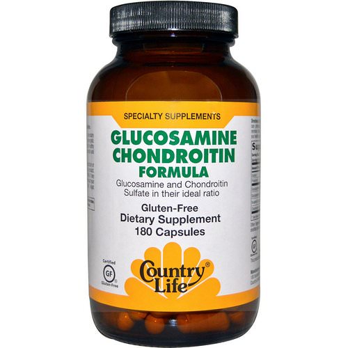 Country Life, Glucosamine Chondroitin Formula, 180 Capsules Review