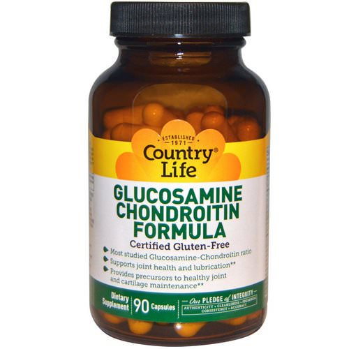 Country Life, Glucosamine Chondroitin Formula, 90 Capsules Review