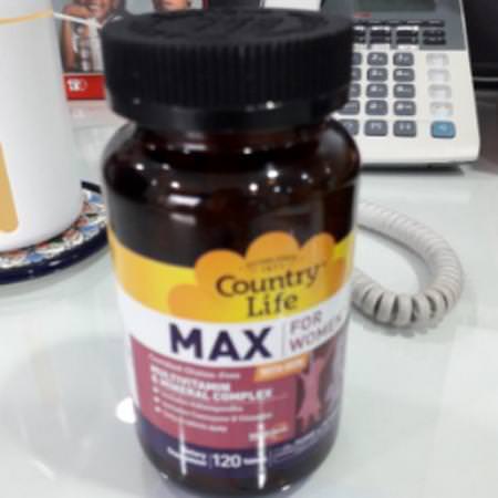 Max, for Women, Multivitamin & Mineral Complex, With Iron