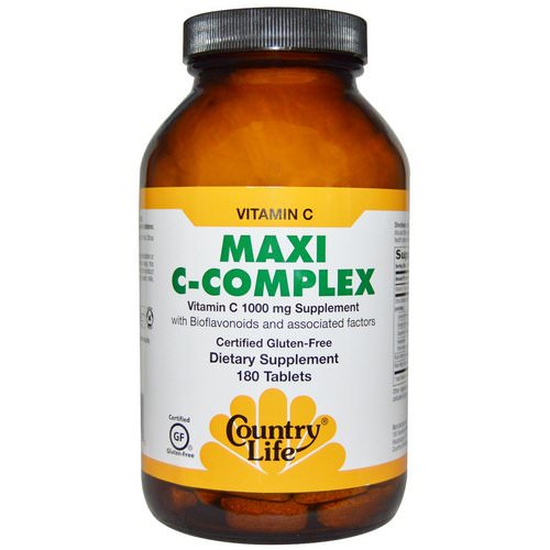 Country Life, Maxi C-Complex, 180 Tablets Review