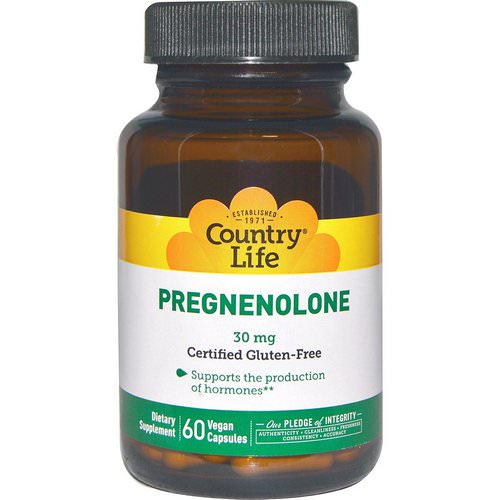 Country Life, Pregnenolone, 30 mg, 60 Veggie Caps Review