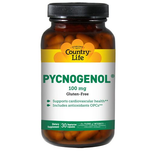 Country Life, Pycnogenol, 100 mg, 30 Veggie Caps Review