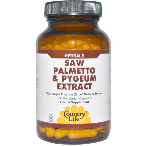 Country Life, Saw Palmetto & Pygeum Extract, 90 Vegetarian Capsules Review