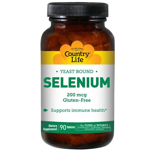 Country Life, Selenium, 200 mcg, 90 Tablets Review