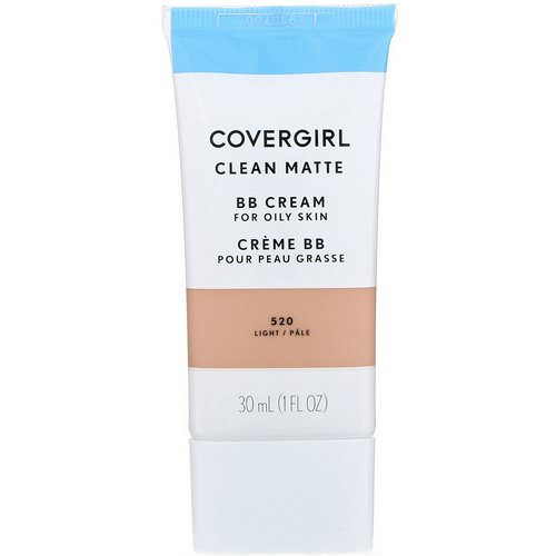 Covergirl, Clean Matte BB Cream, 520 Light, 1 fl oz (30 ml) Review