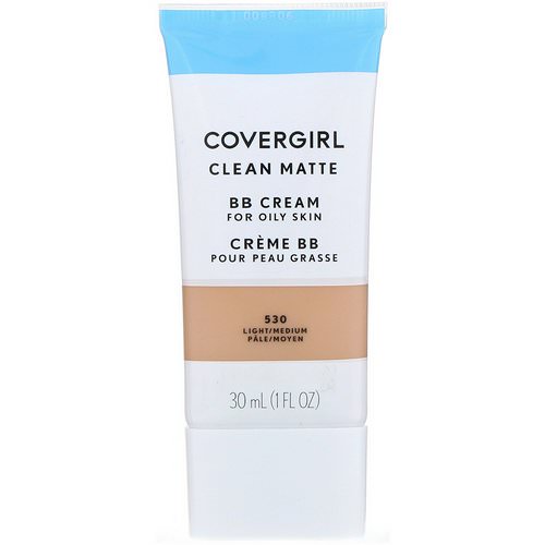 Covergirl, Clean Matte BB Cream, 530 Light/Medium, 1 fl oz (30 ml) Review
