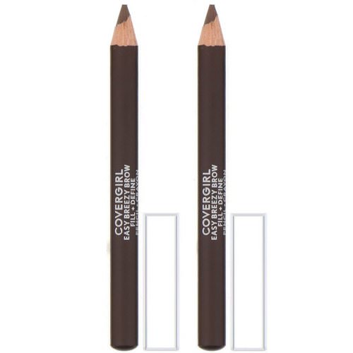 Covergirl, Easy Breezy, Brow Fill + Define Pencil, 505 Rich Brown, 0.06 oz (1.7 g) Review