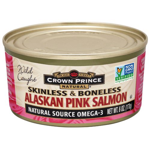 Crown Prince Natural, Alaskan Pink Salmon, Skinless & Boneless, 6 oz (170 g) Review