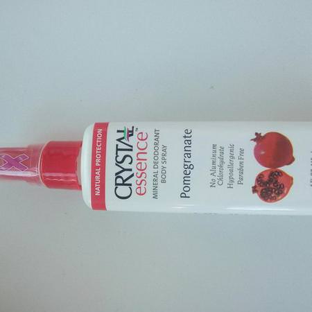 Mineral Deodorant Spray, Pomegranate