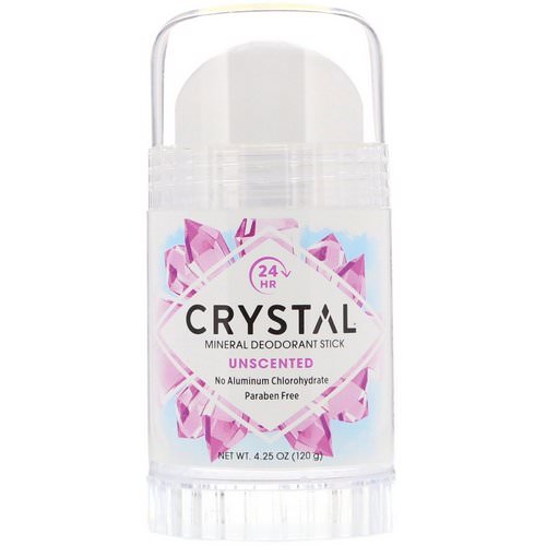 Crystal Body Deodorant, Mineral Deodorant Stick, Unscented, 4.25 oz (120 g) Review