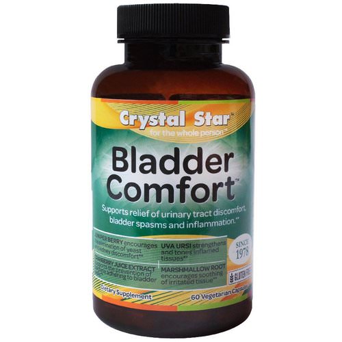 Crystal Star, Bladder Comfort, 60 Veggie Caps Review