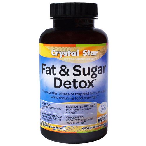Crystal Star, Fat & Sugar Detox, 60 Veggie Caps Review