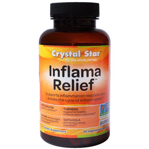 Crystal Star, Inflamma Relief, 60 Veggie Caps Review