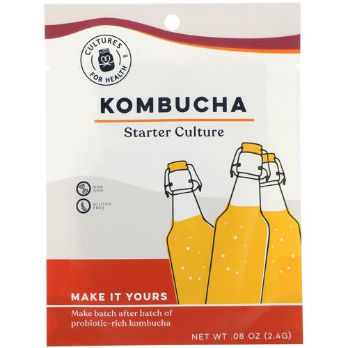 Cultures for Health, Kombucha, 1 Packet, .08 oz (2.4 g) Review
