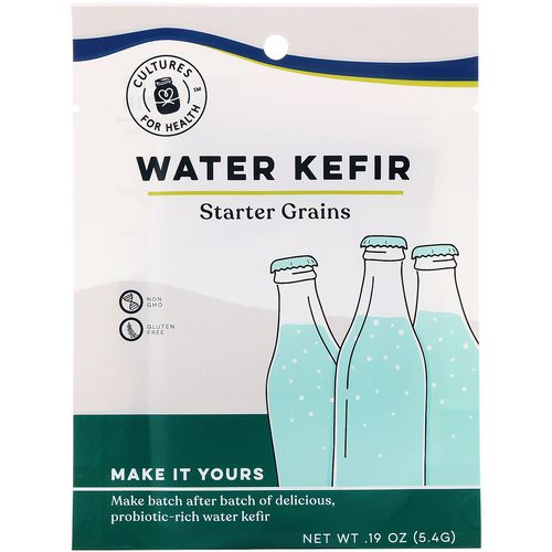 Cultures for Health, Water Kefir, 1 Packet, .19 oz (5.4 g) Review