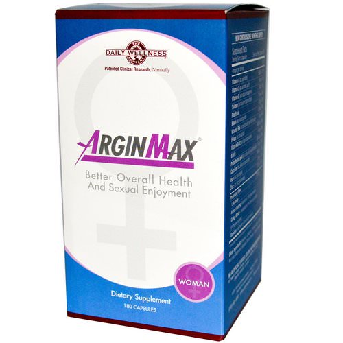 Daily Wellness Company, ArginMax for Women, 180 Capsules Review