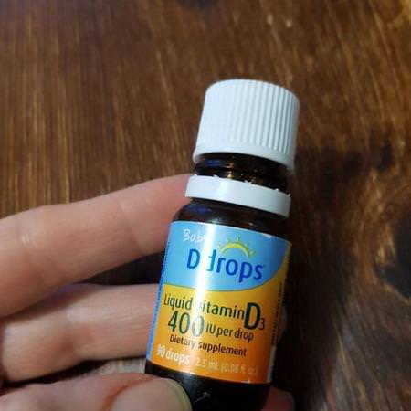 Ddrops, Baby, Liquid Vitamin D3, 400 IU, 0.08 fl oz (2.5 ml), 90 Drops Review