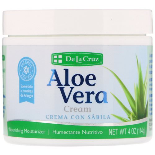 De La Cruz, Aloe Vera Cream, 4 oz (114 g) Review