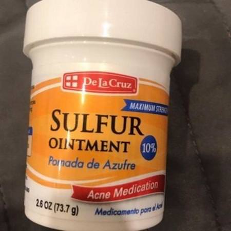 Sulfur Ointment, Acne Medication, Maximum Strength