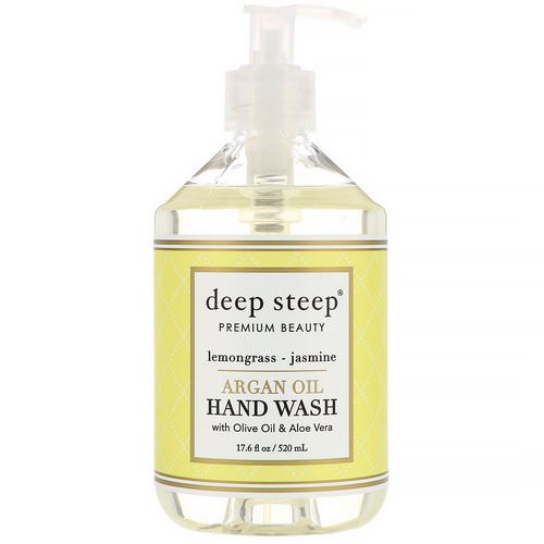 Deep Steep, Argan Oil Hand Wash, Lemongrass-Jasmine, 17.6 fl oz (520 ml) Review