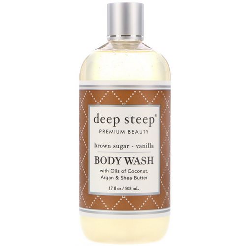 Deep Steep, Body Wash, Brown Sugar - Vanilla, 17 fl oz (503 ml) Review